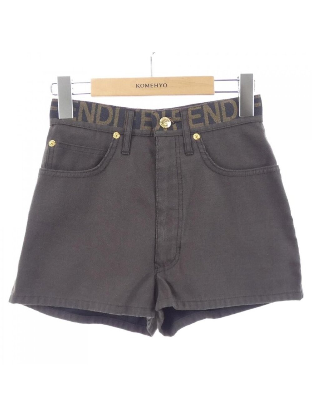 Fendi Vintage Shorts Brown